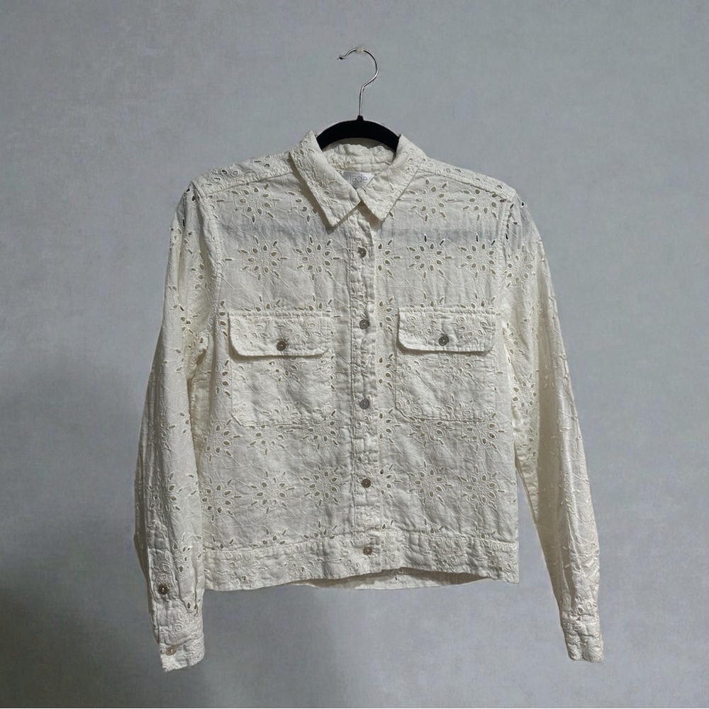 Women’s Johnny Was Jade Sandrine Eyelet Utility Jacket